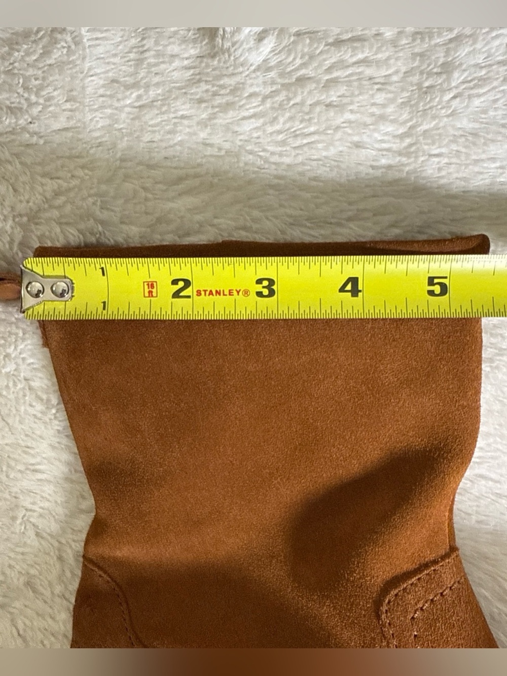 Clarks Eden Mid Hi Boot Dark Tan Suede Womens Size 7 Leather Lug Sole Pull On - Picture 10 of 10